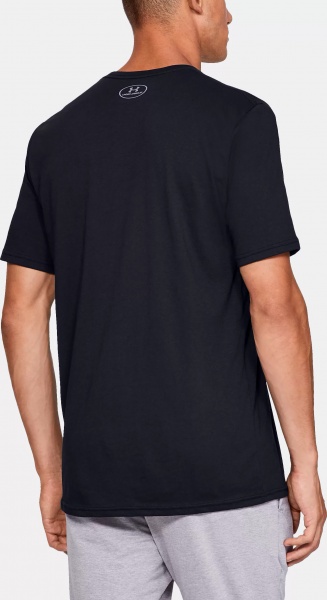 Футболка Under Armour UA SPORTSTYLE LOGO SS 1329590-001 р.3XL чорний