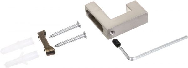 Гачок меблевий DC WL 01 G5 сатинована сталь