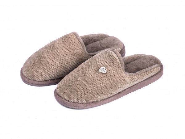 Капці домашні Twins HS-LUX напівчешки р. 38/39 мокко 