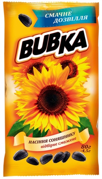 Насіння соняшника TM BUBKA 80 г
