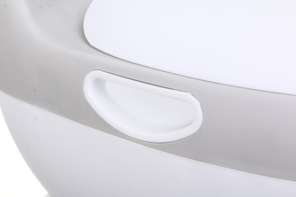 Горшок Bambinelli со звуком смывания 28x40x30 см серый