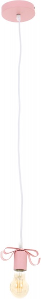 Підвіс Accento lighting Bow 1x40 Вт E27 рожевий 