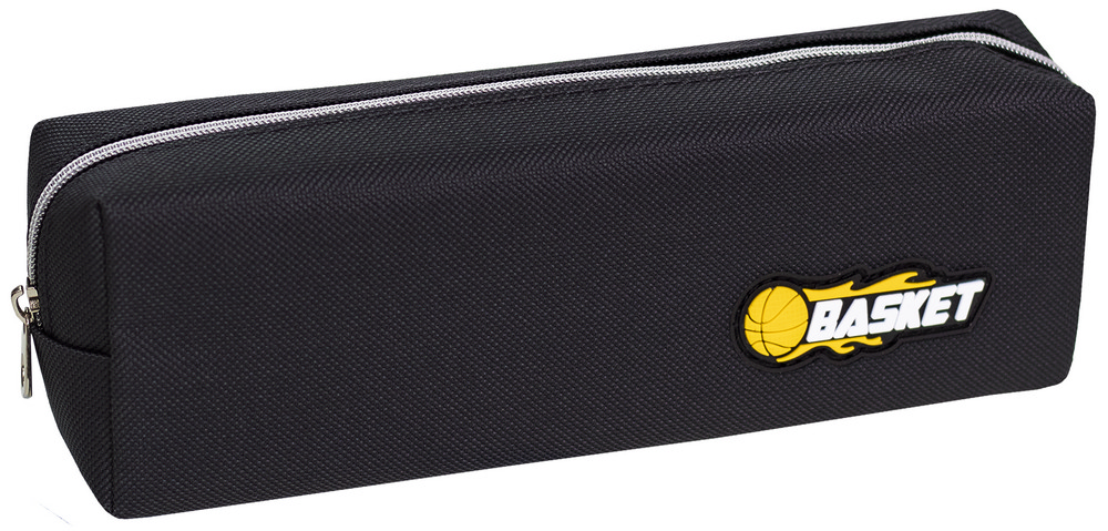 Пенал-гаманець 21x5x6 см 5-022-10 Барвінок чорний із малюнком