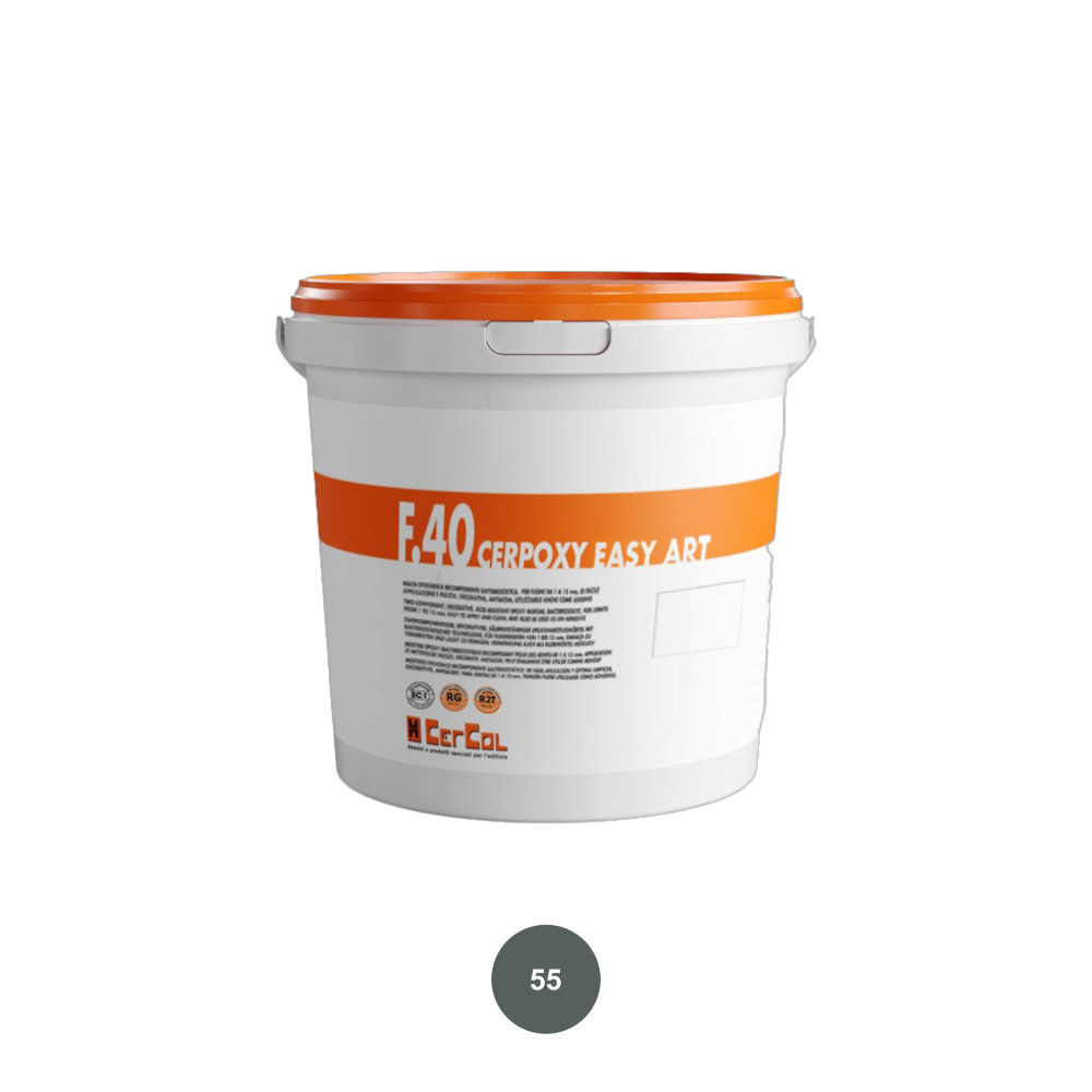 Затірка для плитки Mapei F.40 CERPOXY EASY ART 55 Антрацит 1.5 кг