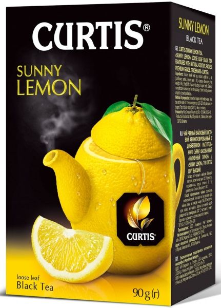 Чай черный Curtis Sunny Lemon 90 г 