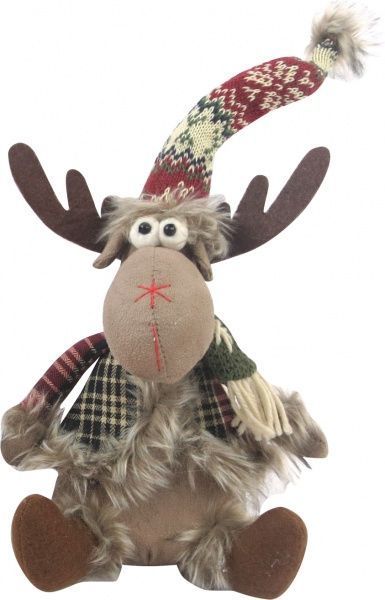 М'яка іграшка Лось сидячий кантрі MC70-16909B 25 см 
