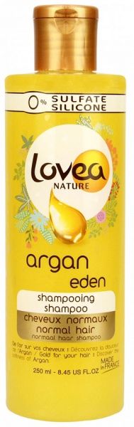 Шампунь-кондиціонер Lovea Argan Eden з олією каріте 250 мл