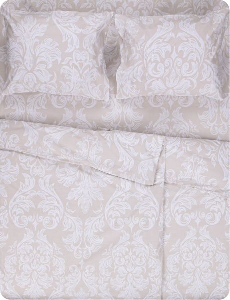 Комплект постільної білизни Вензель сімейний бежевий La Nuit 