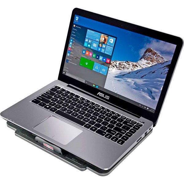 Подставка для ноутбука Promate Airbase-1 Black (airbase-1.black) 