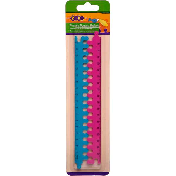 Линейка Пазл 2 шт. в блистере ZiBi