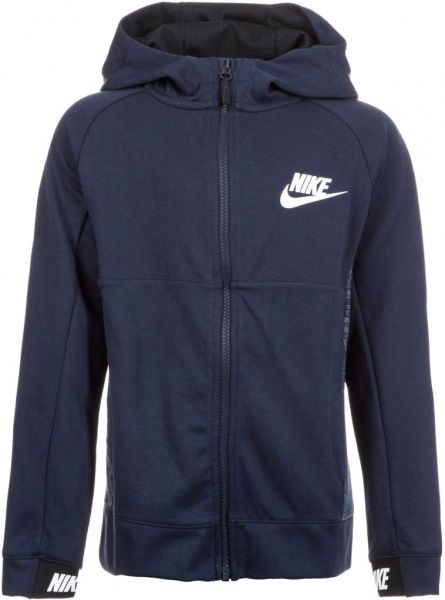 Джемпер Nike B NSW HOODIE FZ AV15 856185-451 р. L темно-синій