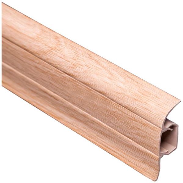 Плинтус ПВХ TIS тик 18х56х2500 мм 