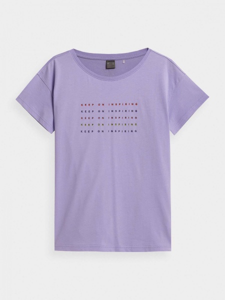 Футболка 4F D4Z21-TSD250-52S р.L сиреневый