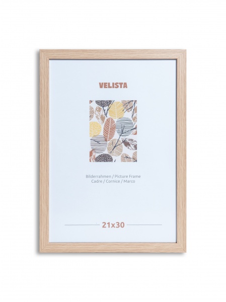 Рамка для фото Velista 15H-15007-3v 1 фото 21х30 см светлое дерево 