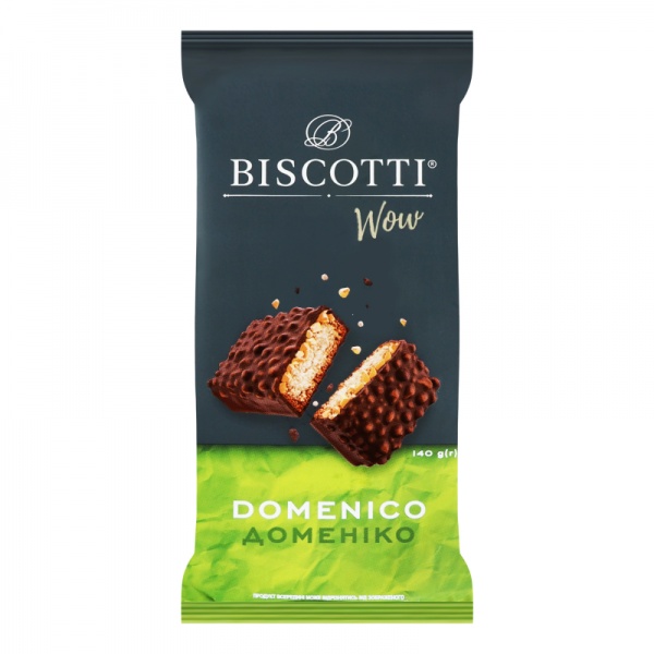 Печенье Biscotti DOMENICO WOW М/У 140 г 