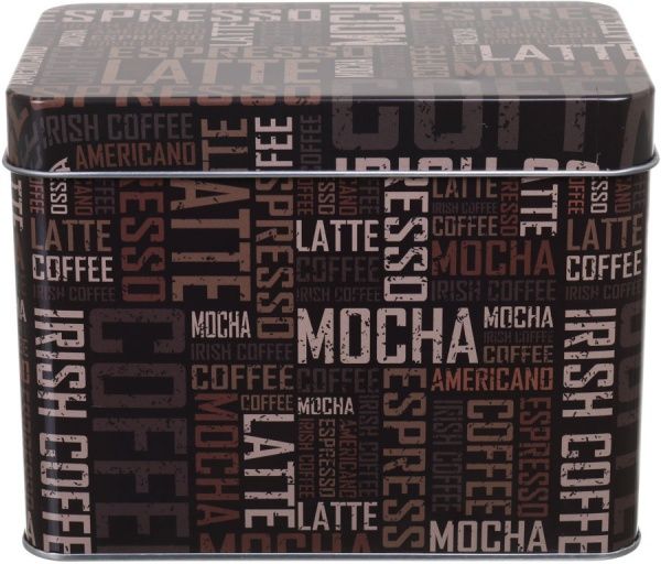 Банка жестяная Latte 16,5х11х12,5 см