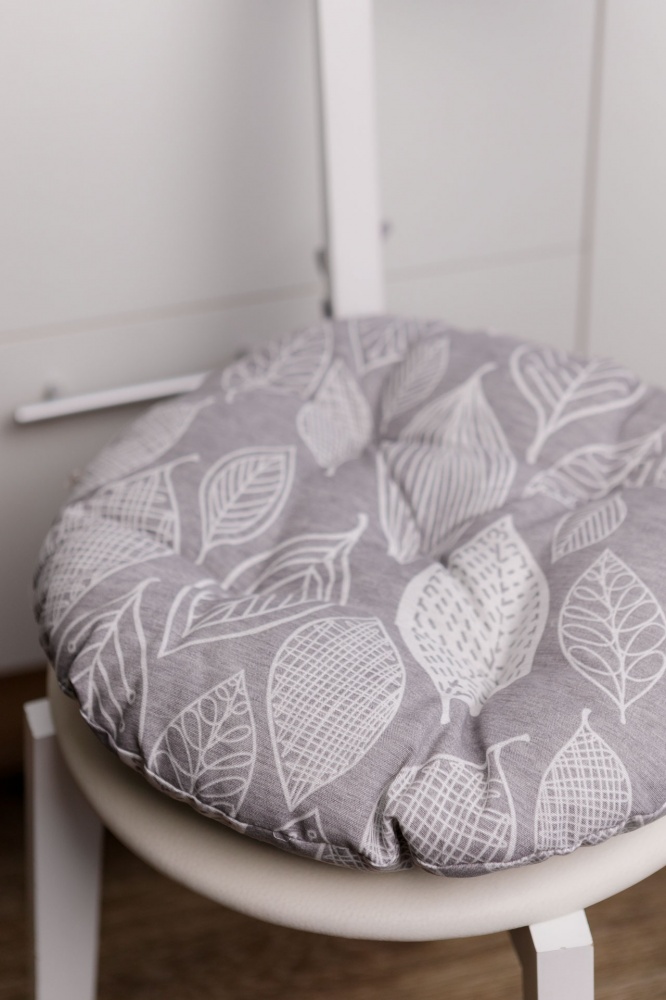 Подушка на стул Dх40 Листья Прованс