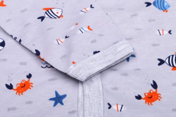 Напівкомбінезон для хлопчика Татошка р.56 сірий 14651рбк 