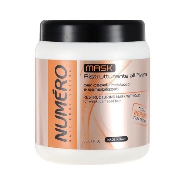 Крем-маска Numero відновлювальна з екстрактом вівса 1000 мл