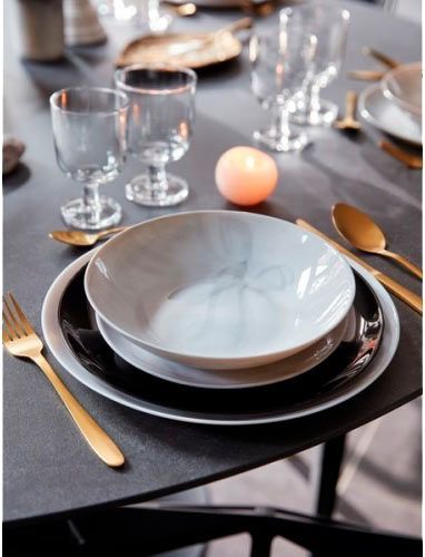 Тарілка супова Diwali Marble 20 см P9835 Luminarc