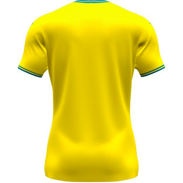 Футболка форми збірної України 2021 Joma FED. FUTBOL UCRANIA SHORT SLEEVE T-SHIRT AT102404A907 р. L жовтий