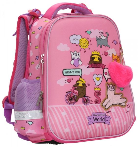 Рюкзак каркасний CLASS SchoolCase Friends 2 відділення 2113C