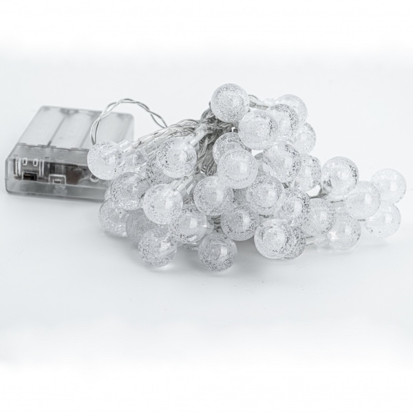 Декоративная гирлянда Altalusse (INL-2707B-40 Cold) встроенный светодиод (LED) 40 ламп 6 м 