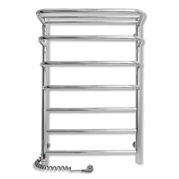 Полотенцесушитель электрический Evro-Termo Шарм П7 500х800 с полкой Л П S3