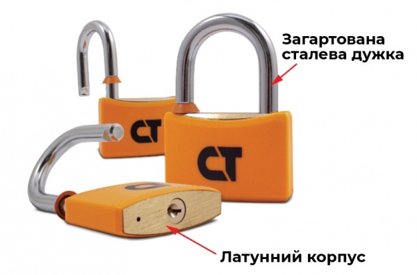 Замок навісний Comit 60 мм відкритий (амбарний) 