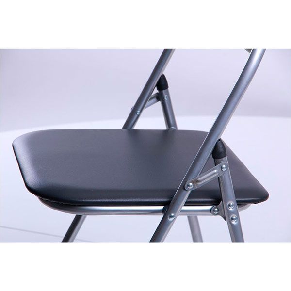 Стул обеденный раскладной AMF Art Metal Furniture Джокер алюминий/черный