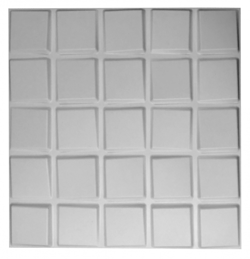 Декоративная панель 3D. WAVE 500x500 мм