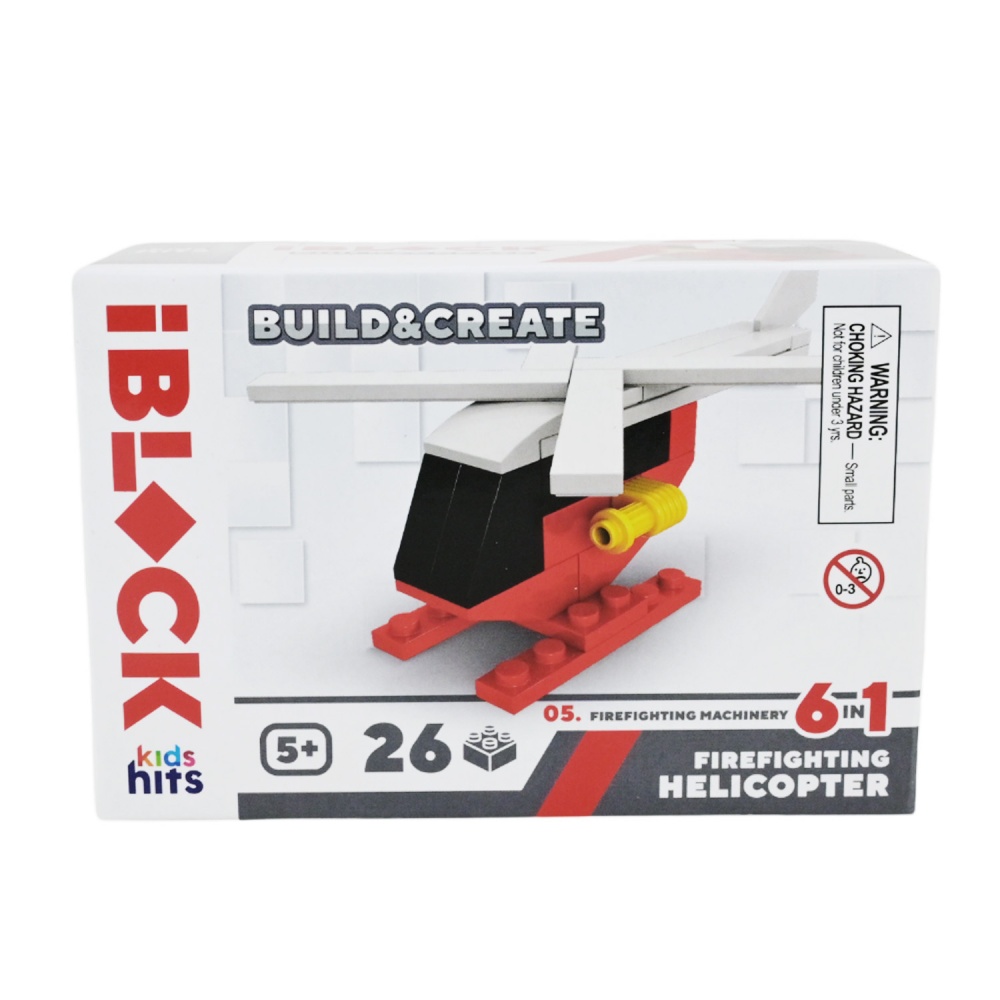 Игрушка-конструктор Iblock Kids hits JUNIOR Пожарная (в ассортименте) KH51/004