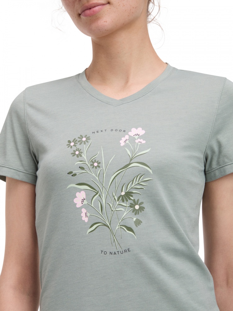 Футболка McKinley Nata II W 430776-903911 р.42 зеленый