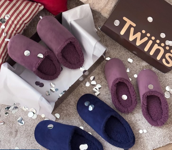 Тапочки детские Twins р.32-33 синий 10706