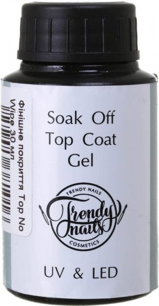 Топ для гель-лака Trendy nails No Wipe 30 мл