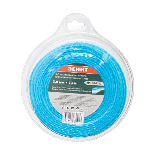 Леска для триммеров КРК-30-73-С витой квадрат 3,0х73 м