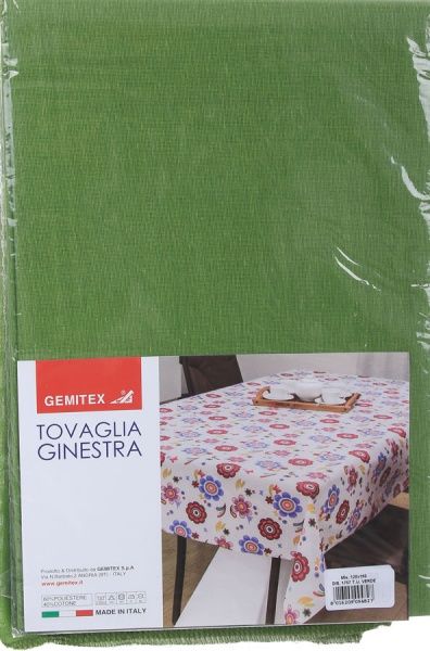 Скатерть Ginestra 120x160 см зеленый Gemitex 