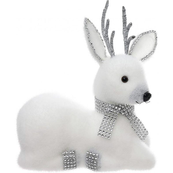 Декоративна фігура Оленя в гламурному шарфику 23 см RS1D2069S