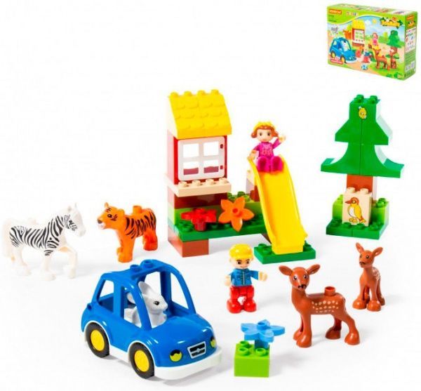 Конструктор Полесье Зоопарк 77752