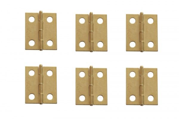 Петля золото 18х15 мм 6 шт. 