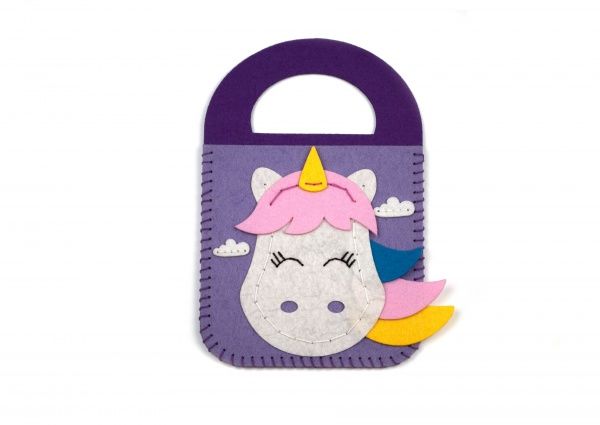 Набор для шитья Комплект выкроек из фетра Единорог Аплі-Краплі 