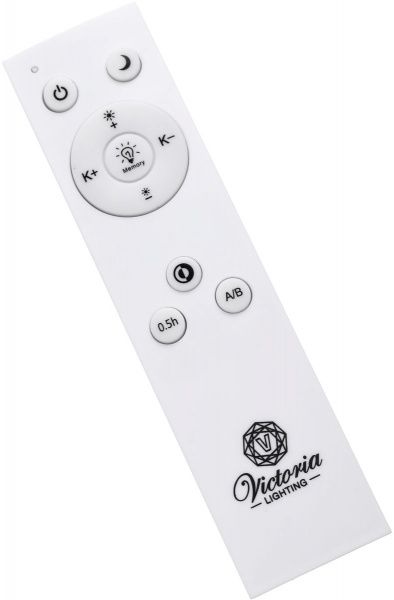 Люстра светодиодная Victoria Lighting Powder/PL4 LED 76 Вт черный с белым Powder/PL4 