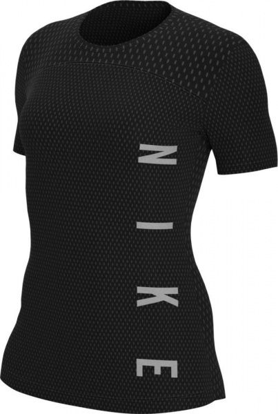 Футболка Nike W NK RUN DVN MILER SS TOP GX DA1246-010 р.S чорний