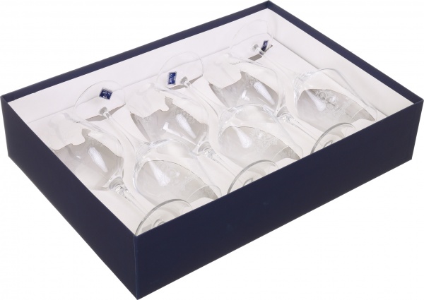 Набір бокалів для вина Contessa Royal White 450 мл 6 шт. Vema 