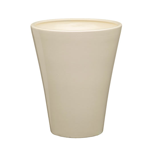 Вазон керамічний Santino Elegant круглий бежевий (O-22-14-J-10-00) 
