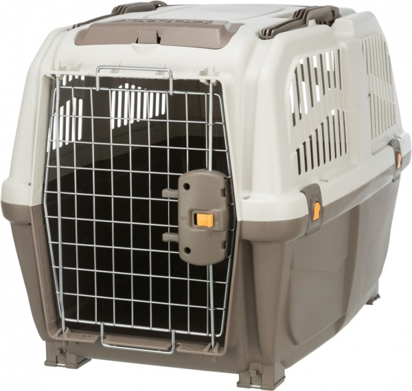 Переноска Trixie для собак Skudo 3 коричневая/песочная до 24 кг S 40 x 39 x 60 см 39741 