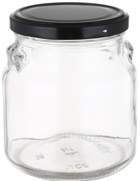 Банка з кришкою скляна 550 мл 82 мм Everglass