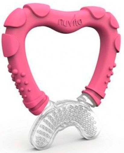 Прорізувач Nuvita ДЛЯ ЗУБІВ NUVITA 4М+ РОЖЕВИЙ NV7006PINK