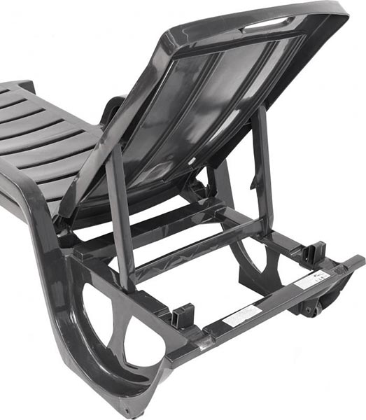 Шезлонг Curver Florida антрацит 61x190 см 