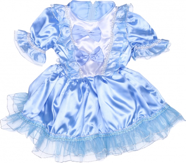 Костюм карнавальний КАРНАВАЛІЯ Мальвіна р.122 білий із блакитним 85020, 85120 